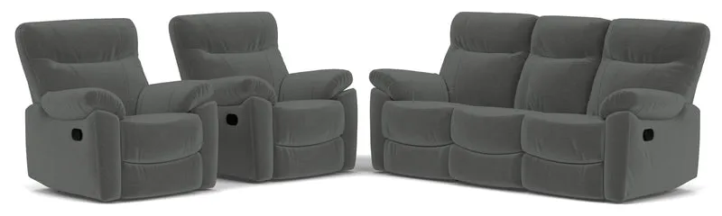 3 Seater with End Recliners + 2 Recliners Package