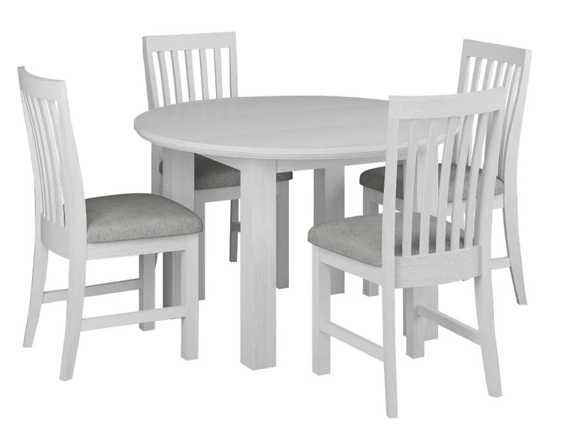 5 Piece Round Dining Set