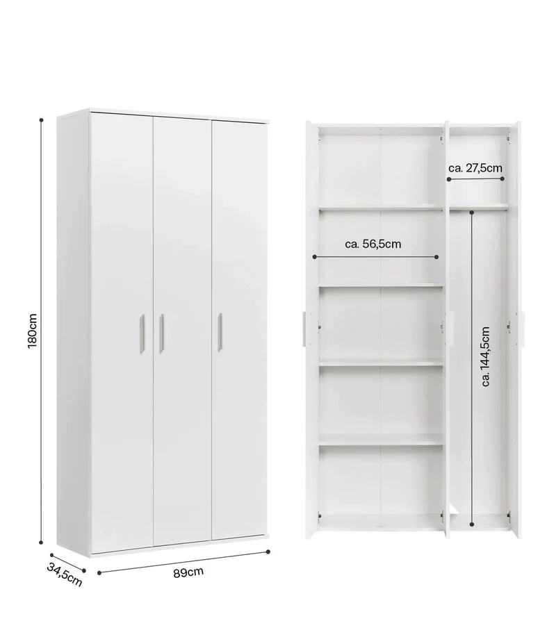 Dreitüriger Mehrzweckschrank 'Trio'