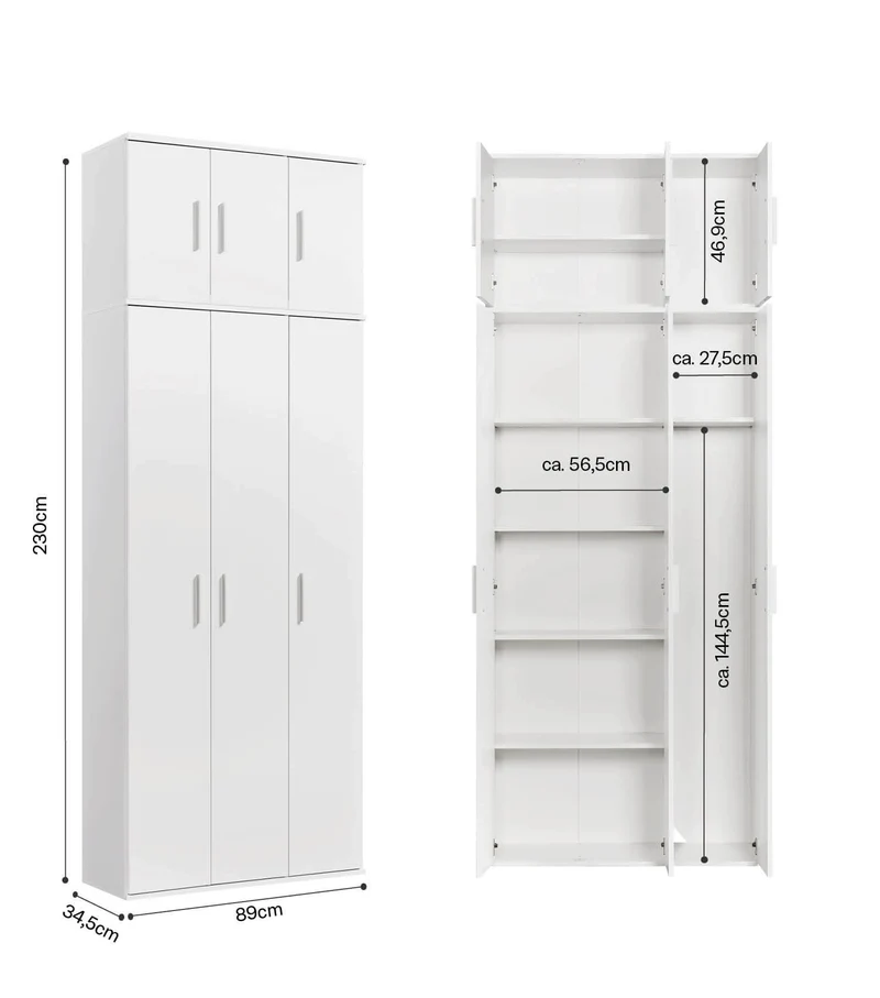 Dreitüriger Mehrzweckschrank 'Trio'
