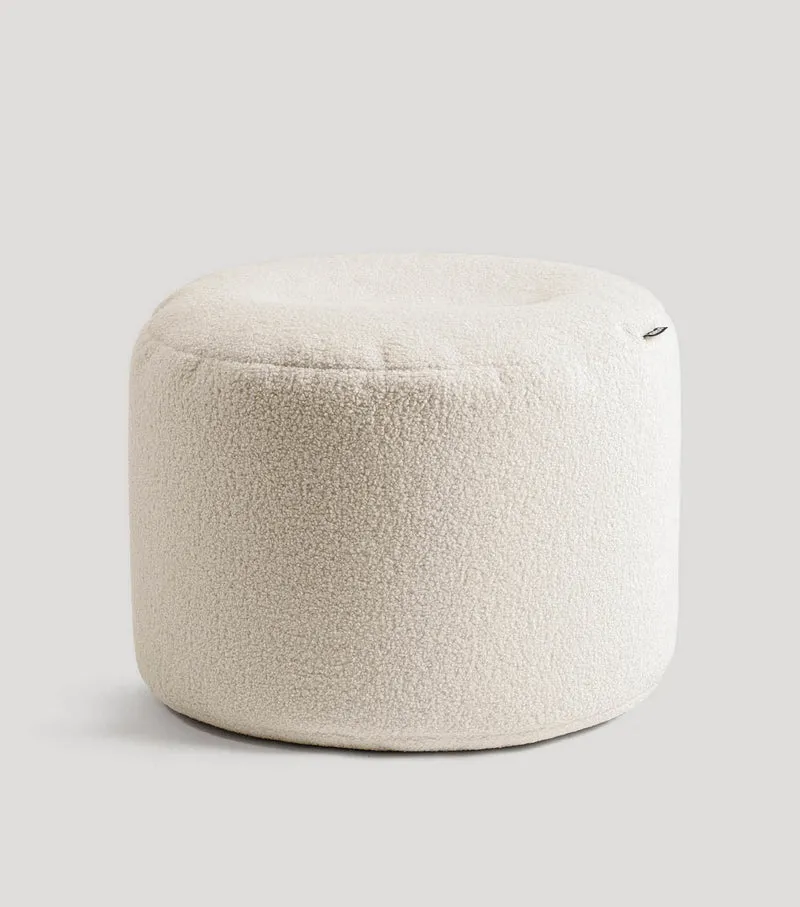 Bouclé Pouf 'Mochi'