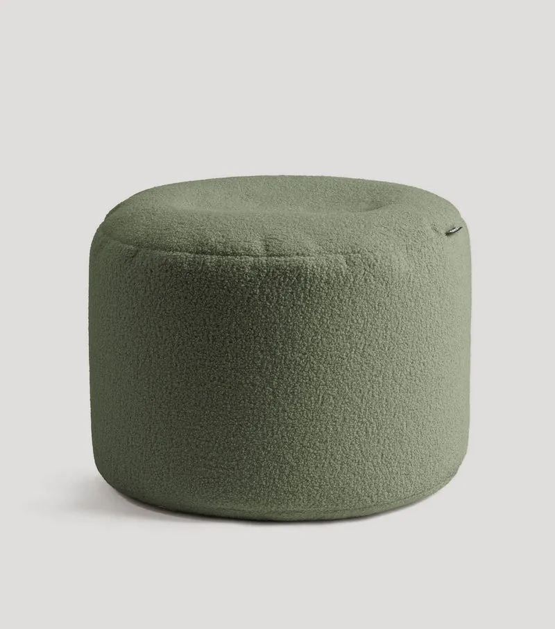 Bouclé Pouf 'Mochi'