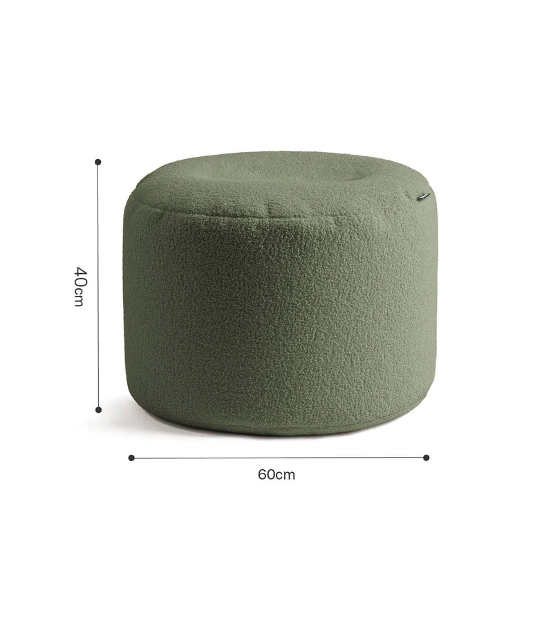 Bouclé Pouf 'Mochi'