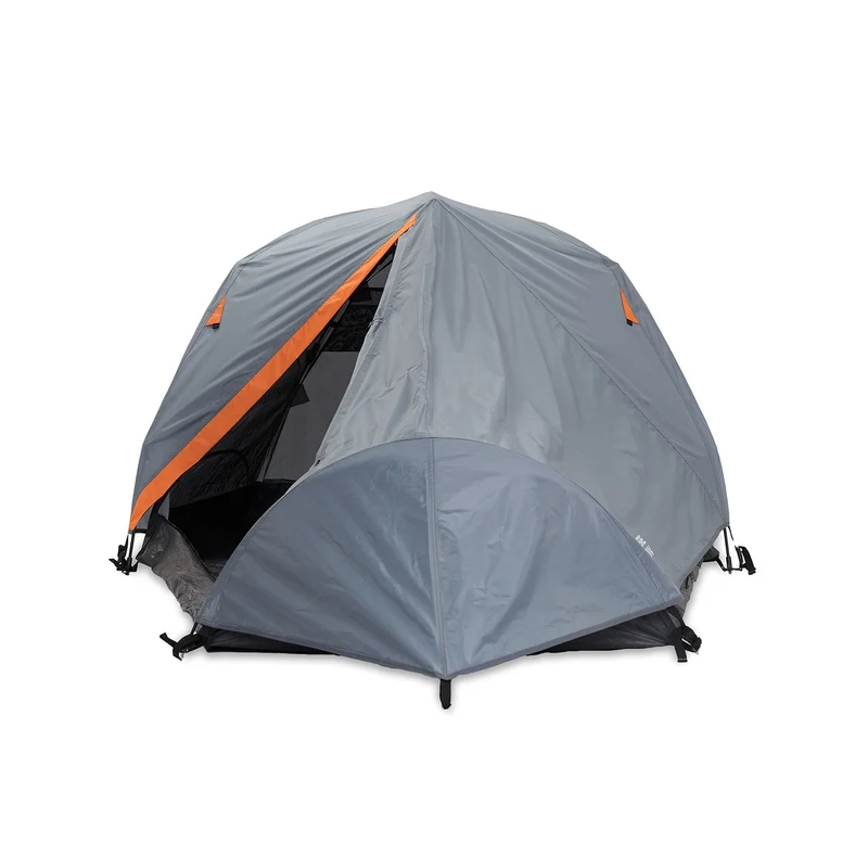 Where Tomorrow 2-Personen-Kompakt-Zelt - Pop Up Wurfzelt Trekkingzelt - 245x160x95 cm - Grau