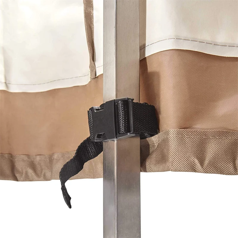 LUMALAND Abdeckung für gestapelte Patio Stühle - 85 x 65 x 80/119 cm - Beige