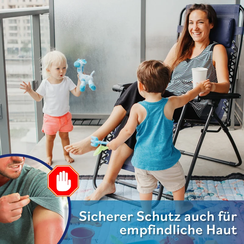 EASYmaxx Sonnenschirm mit UV-Schutz - halbrund 270x140 cm - grau
