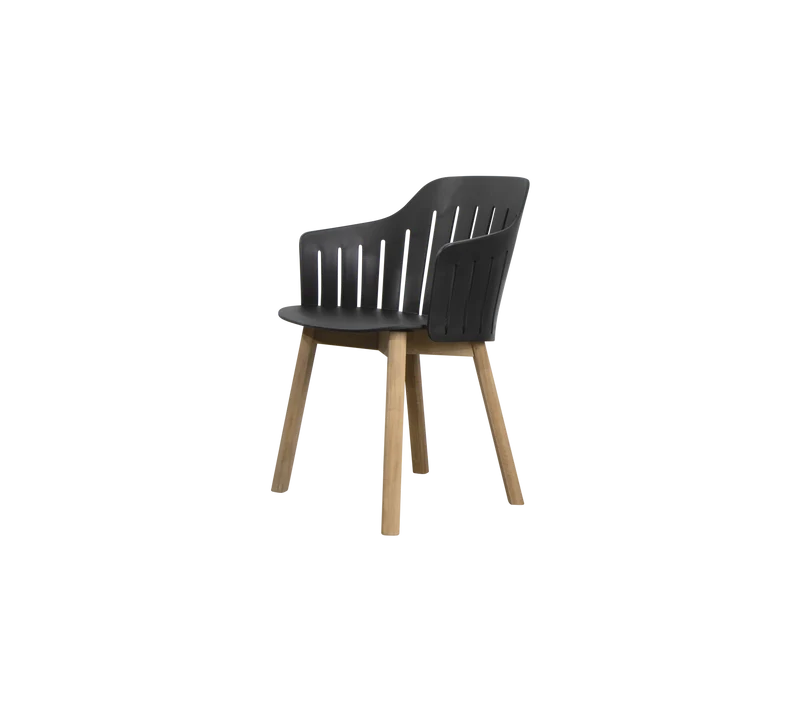 Choice chair with teak legs