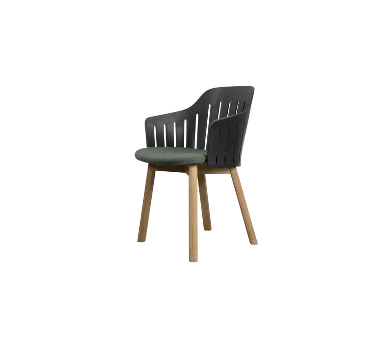 Choice chair with teak legs