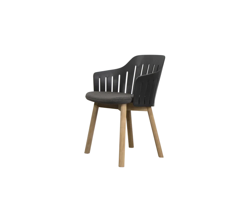 Choice chair with teak legs