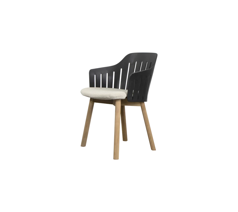 Choice chair with teak legs