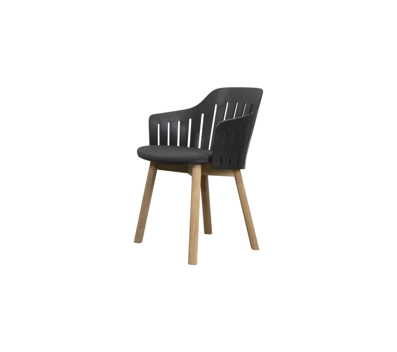 Choice chair with teak legs
