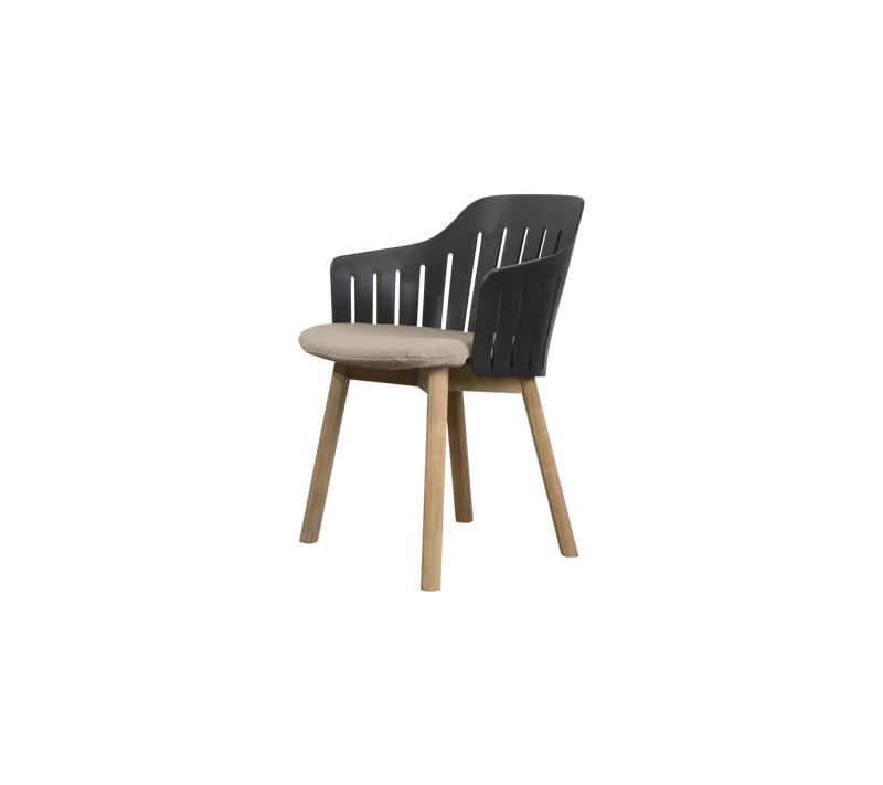 Choice chair with teak legs