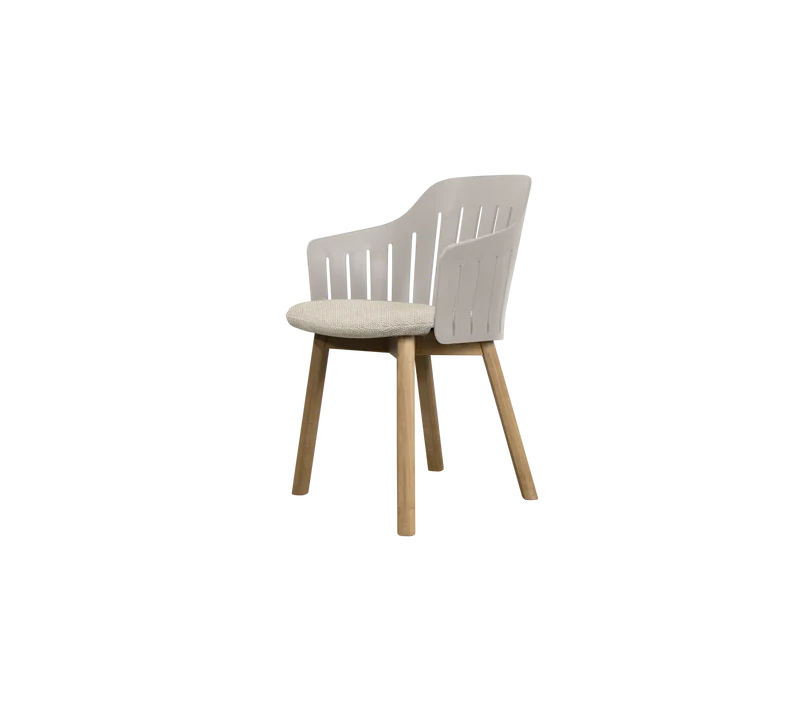Choice chair with teak legs