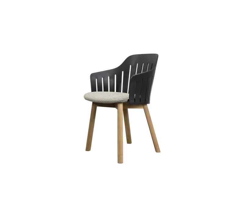 Choice chair with teak legs