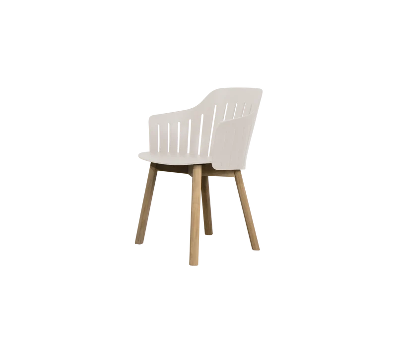 Choice chair with teak legs