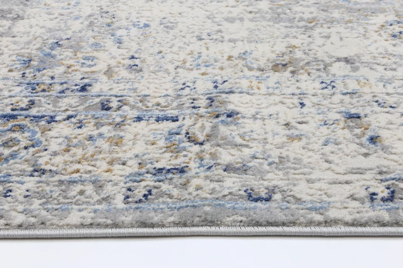 Navy Blue Contemporary Rug
