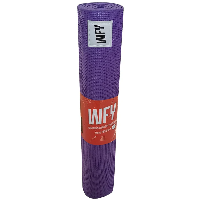 #DoYourYoga Fitnessmatte Yogamatte "Annapurna Comfort" - 183 x 61 - Pilates Workout Matte - Violett