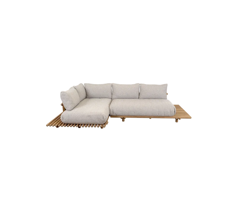 Sticks platform, corner sofa