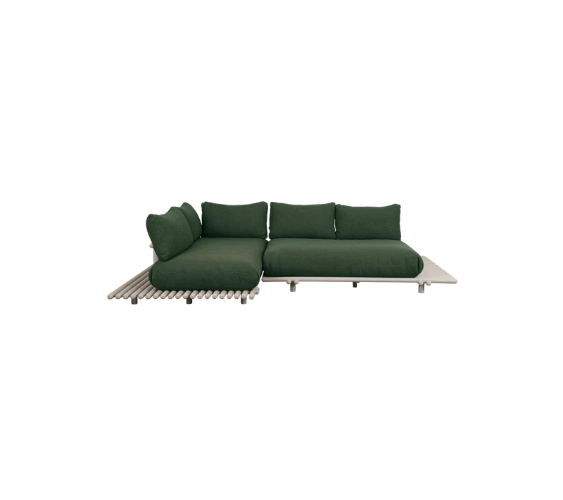 Sticks platform, corner sofa