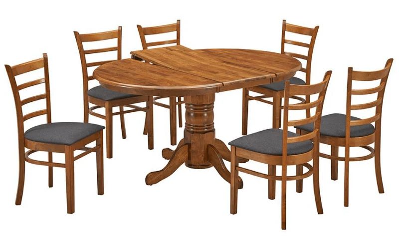 Round 7 Piece Ext Dining