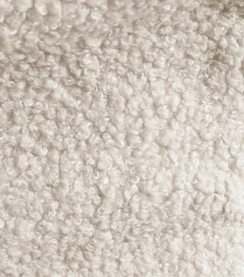 Bouclé Pouf 'Block'