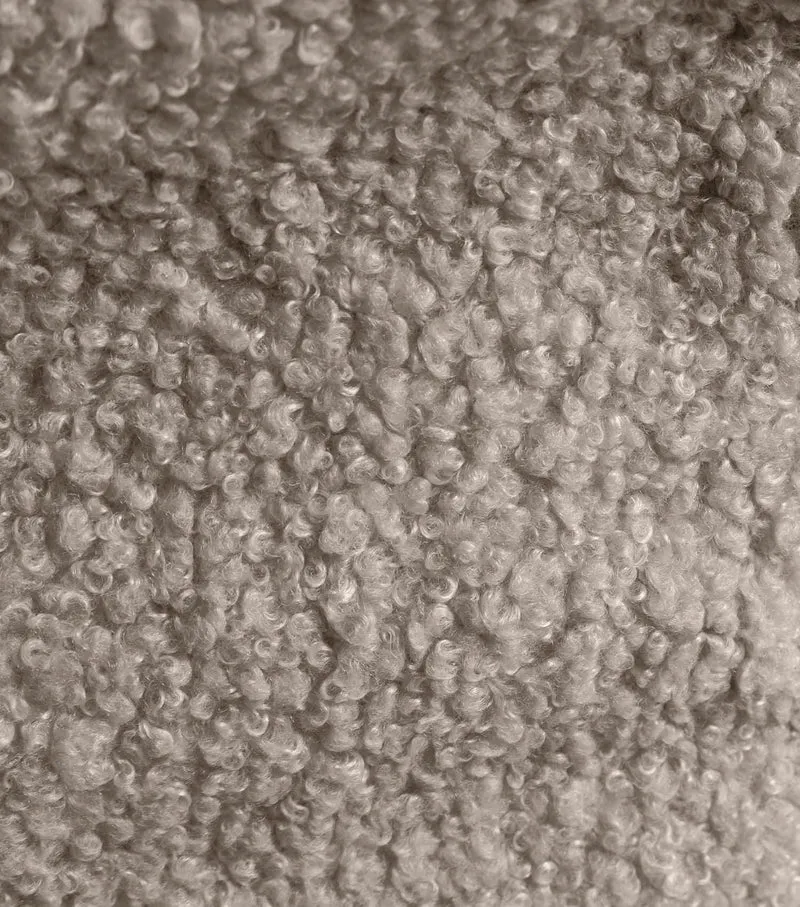 Bouclé Pouf 'Block'