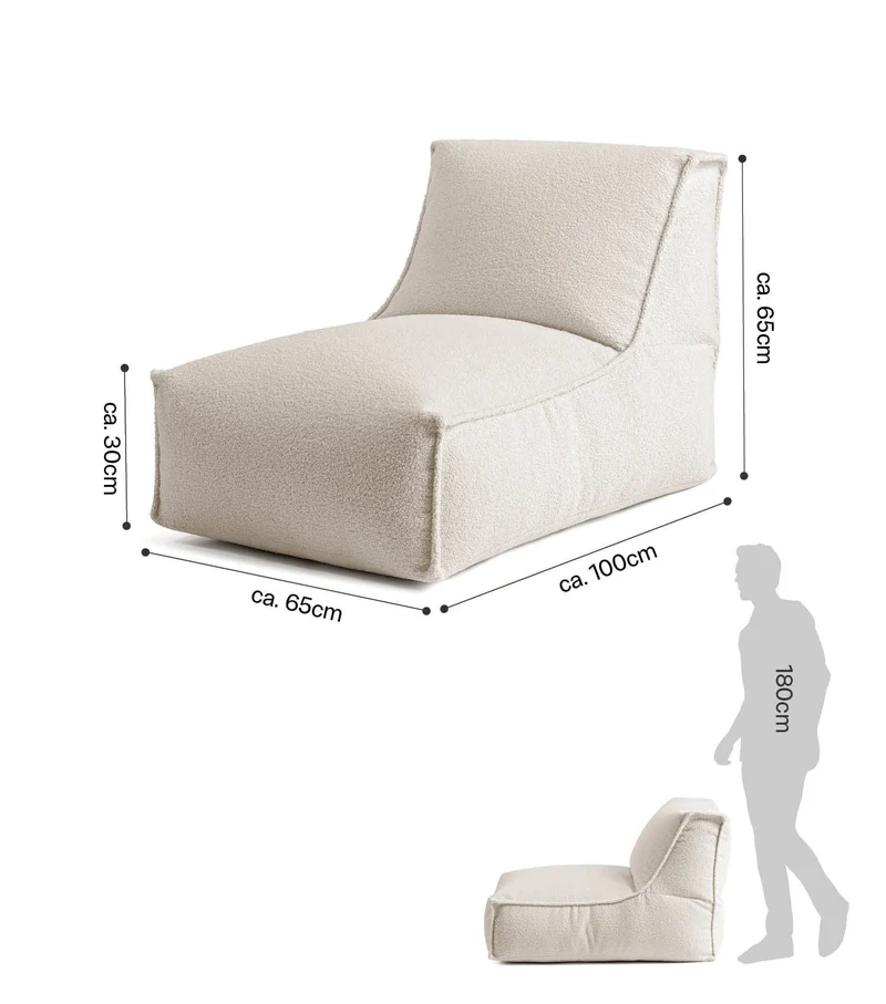 Bouclé Sitzsack 'Doze'