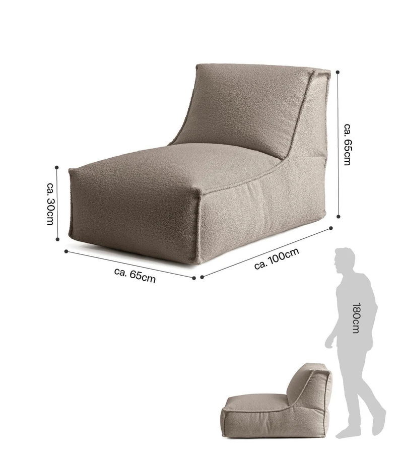 Bouclé Sitzsack 'Doze'