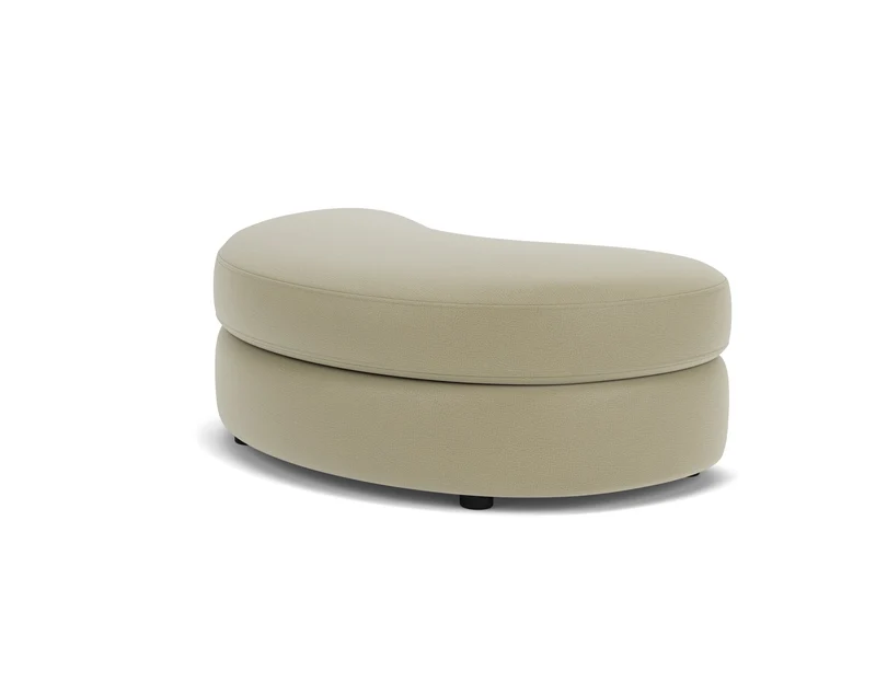 Half Moon Ottoman