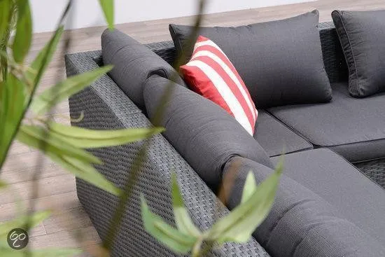 Garden Impressions Montana loungeset - earl grey/ donker antraciet