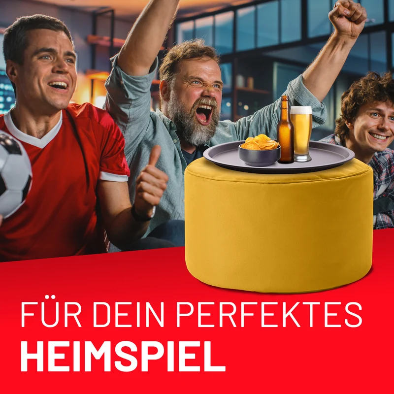 Pouf 3er-Set - Deutschland Edition