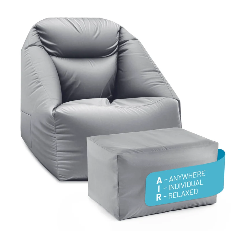 CrozyAir Relax-Set Luftsessel + Lufthocker