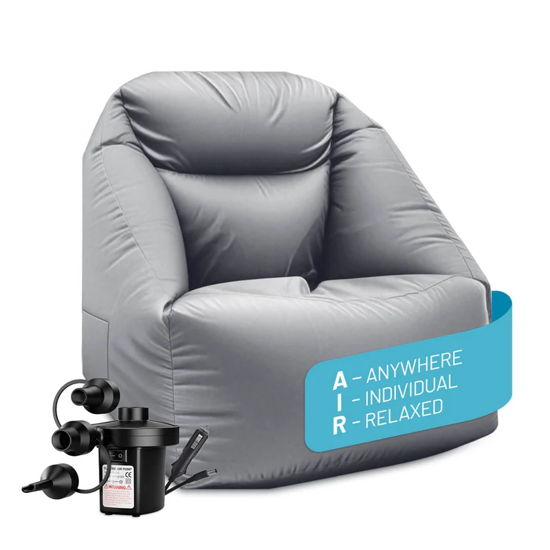 CrozyAir Luftsessel inkl. Luftpumpe 2GO