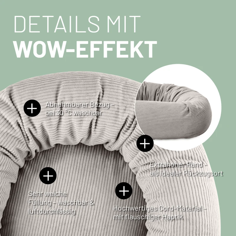 Komfort-Katzenbett Cord - One Size