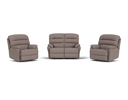 2 Seater with End Recliners + 2 Recliners