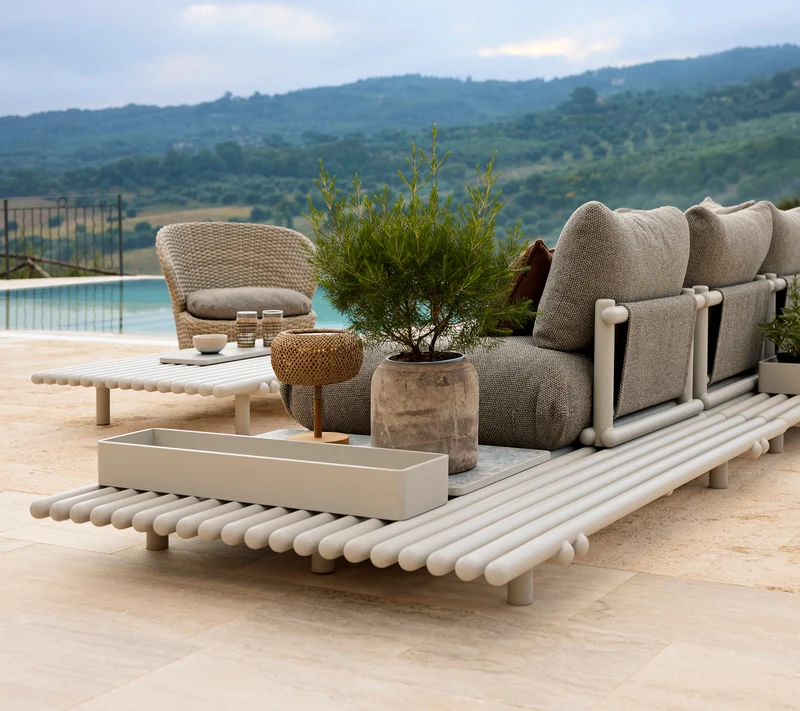 Sticks platform sofa module base