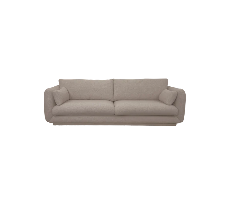 Bloom 3-seater sofa w/plinth