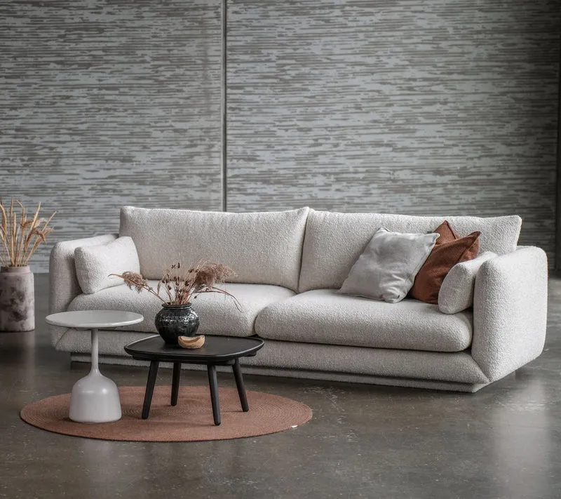 Bloom 3-seater sofa w/plinth