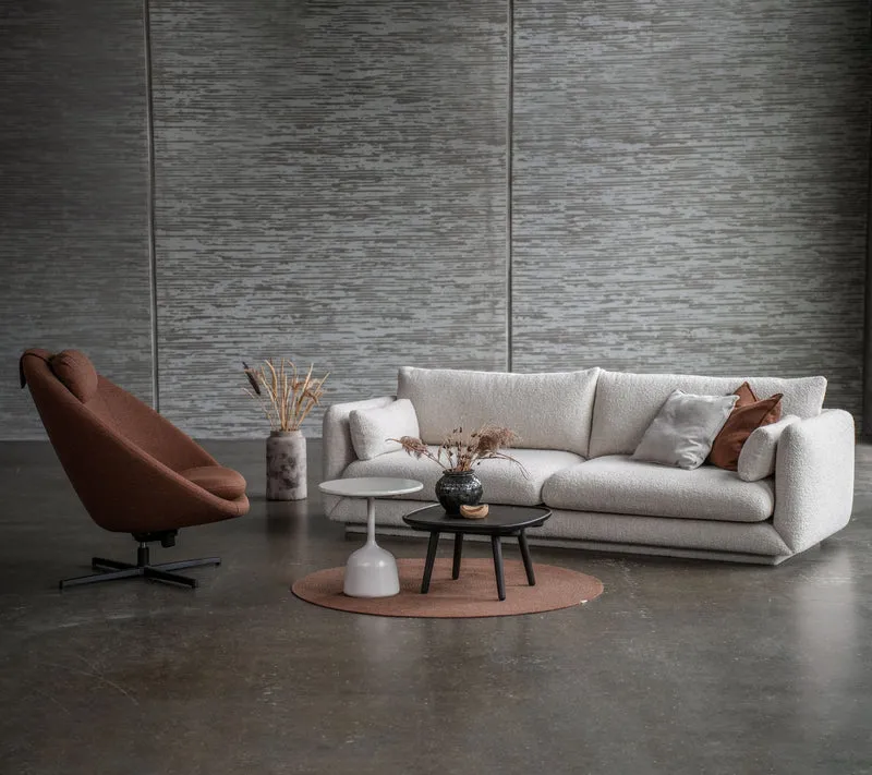 Bloom 3-seater sofa w/plinth