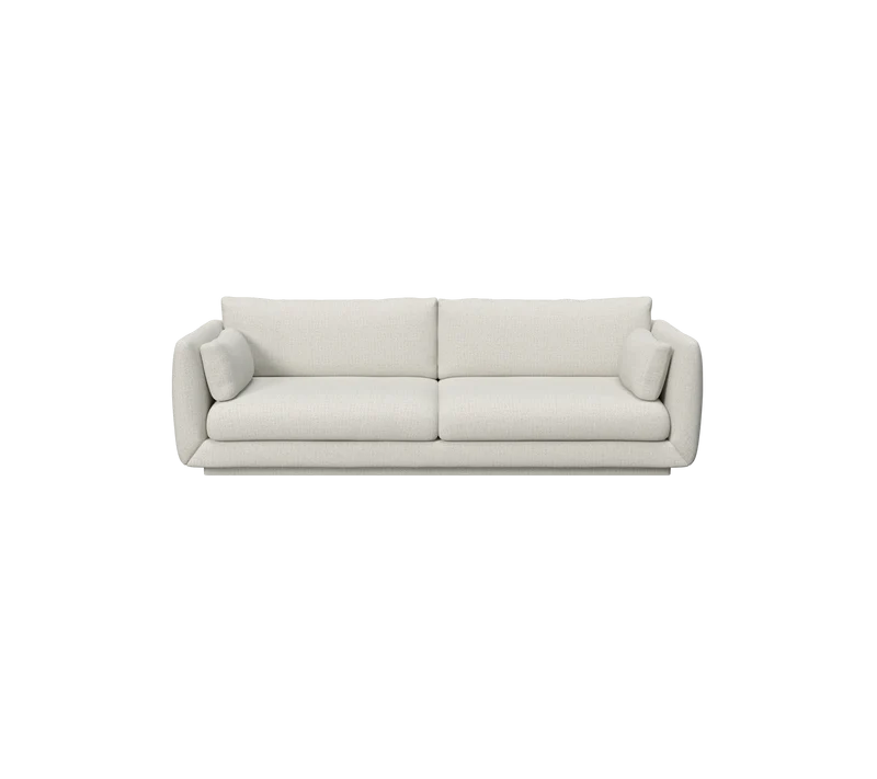 Bloom 3-seater sofa w/plinth