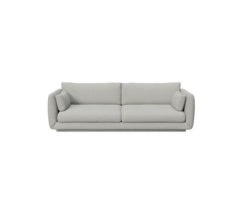 Bloom 3-seater sofa w/plinth