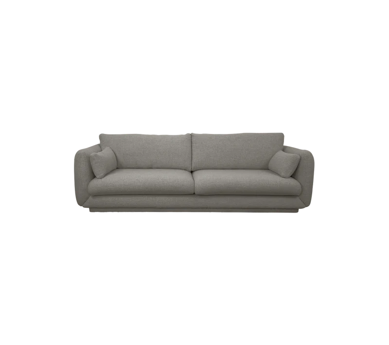 Bloom 3-seater sofa w/plinth