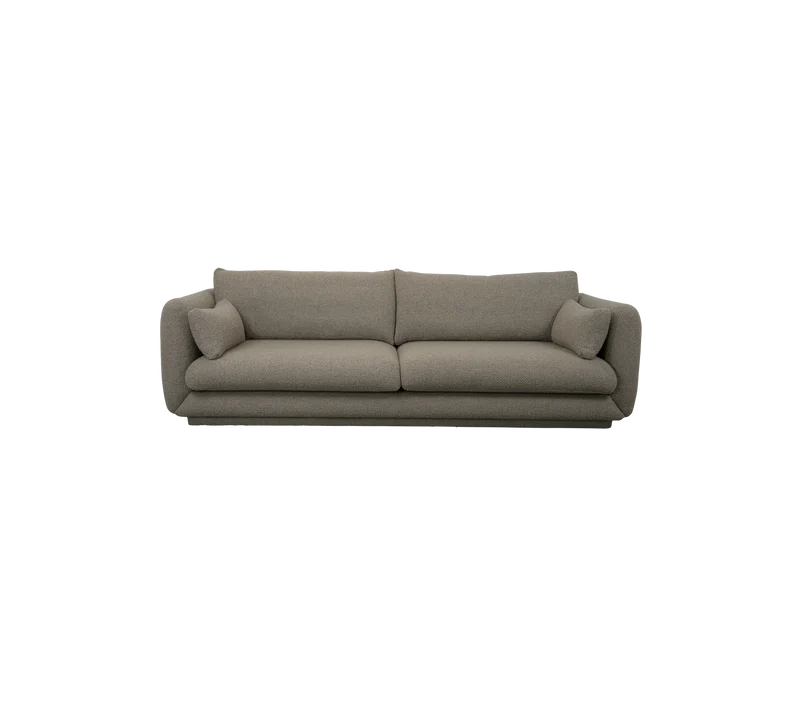 Bloom 3-seater sofa w/plinth