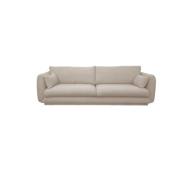 Bloom 3-seater sofa w/plinth