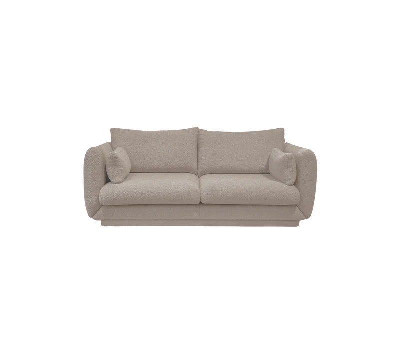 Bloom 2-seater sofa w/plinth