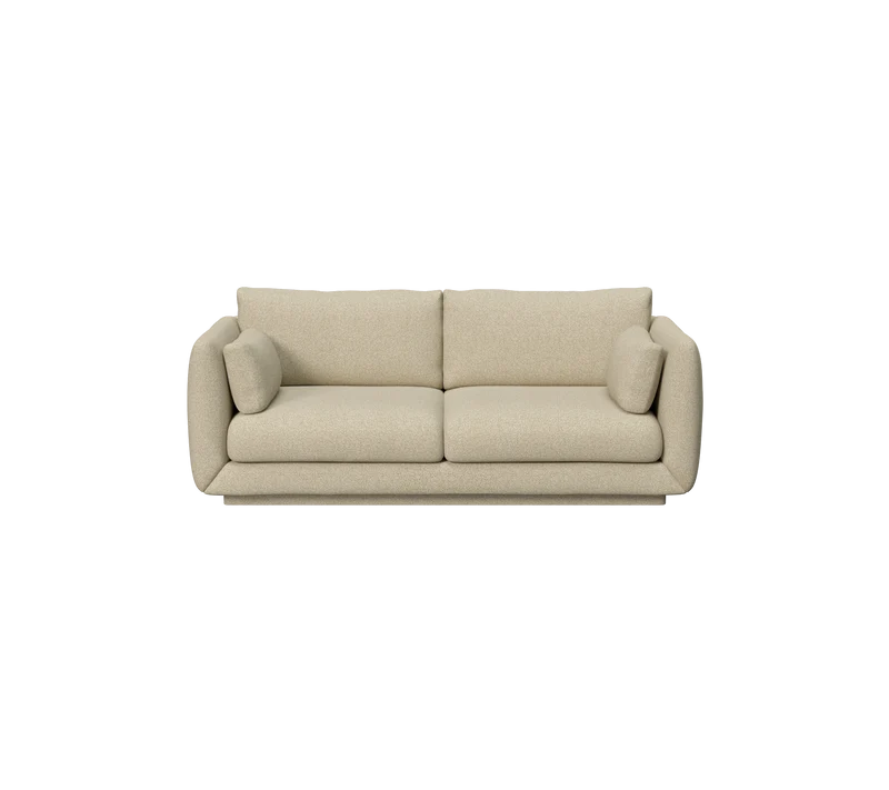 Bloom 2-seater sofa w/plinth
