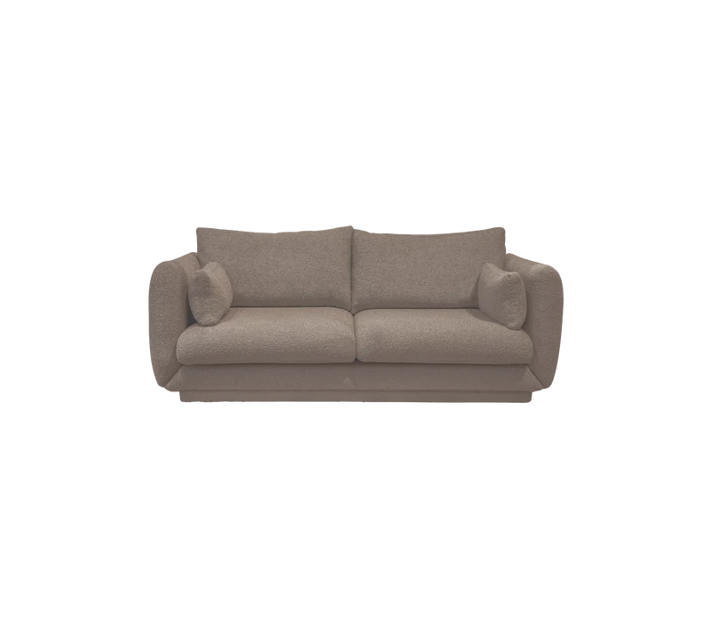 Bloom 2-seater sofa w/plinth