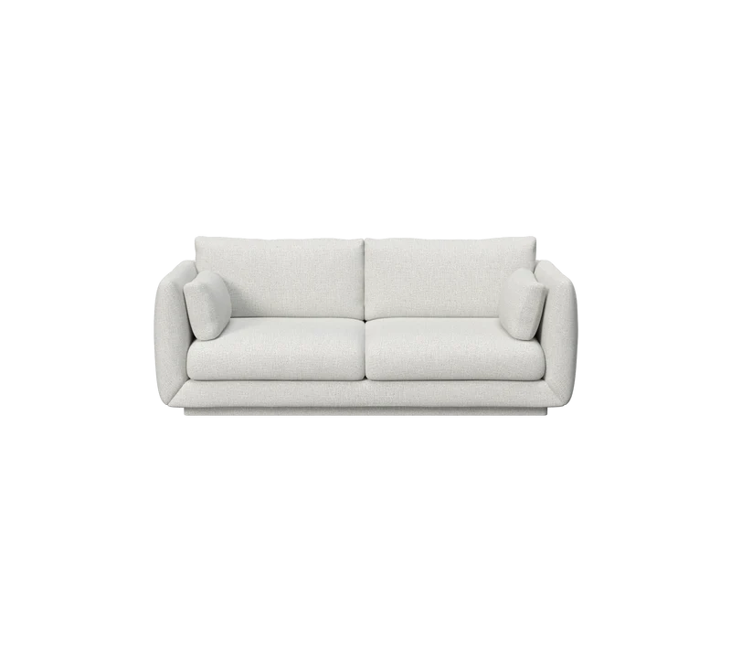 Bloom 2-seater sofa w/plinth