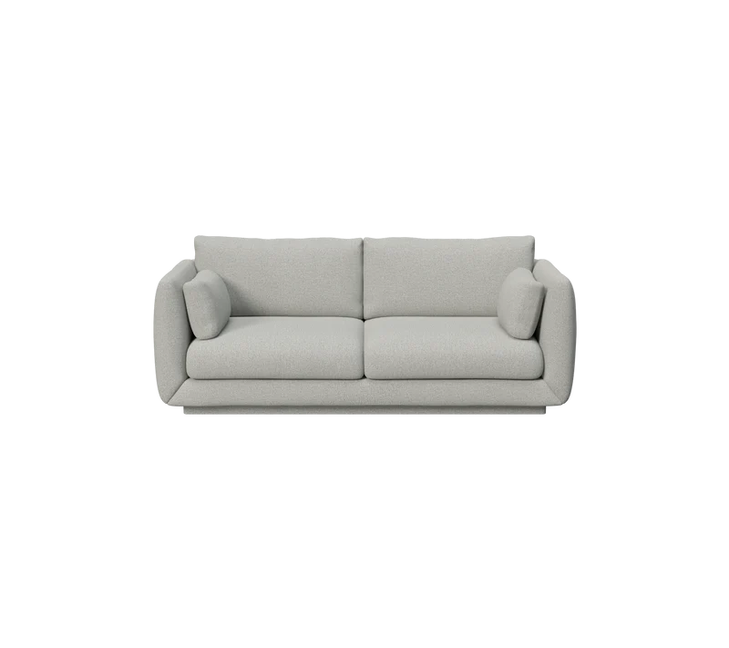 Bloom 2-seater sofa w/plinth