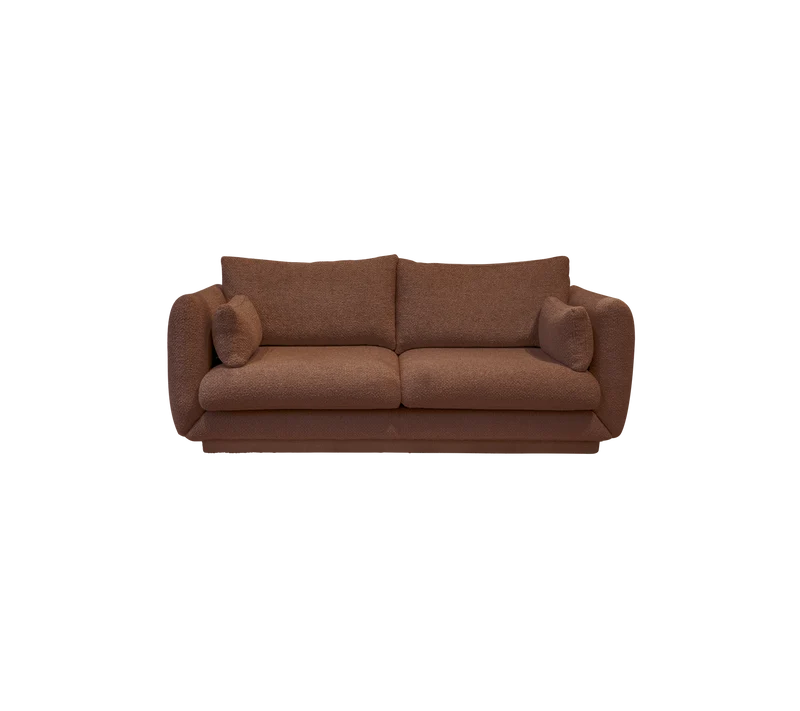 Bloom 2-seater sofa w/plinth